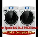 SPECIAL DISCOUNT Samsung White Smart Control 4.5 Cu Ft Front Load Washer and 7.5 Cu Ft Steam ELECTRIC Dryer WF457ARGSWR_DV457EVGSWR