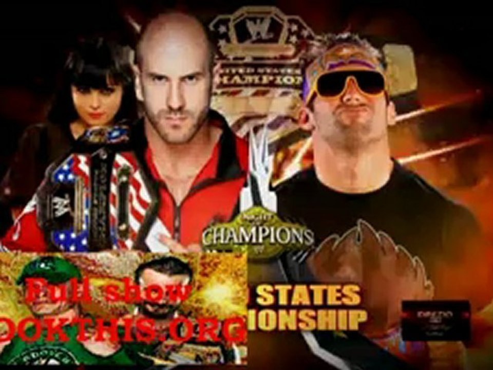 #zack ridder vs Antonio Cesarro Night of Champions 2012