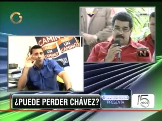 Capriles: "Yo soy David y él es Goliat"