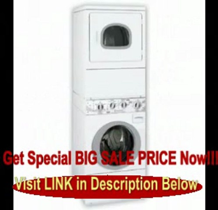 27 Stacked Electric Washer/Dryer with 3.3 cu. ft. Washer 7.0 cu. ft. Dryer 8 Wash Cycles 3 Dry Cycles 500/650/1000 RPM Spin Speed and Centrally Located Controls in FOR SALE