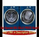 SPECIAL DISCOUNT Electrolux IQ Touch Blue 4.05 Cu Ft (DOE) Steam Front Load Washer and Steam GAS 8.0 Cu Ft Dryer EIFLS55IMB_EIMGD55IMB