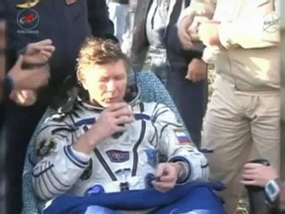 Soyuz 32 back on terra firma after 123 days at the ISS