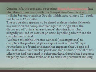 Google Faces Antitrust Suit in India