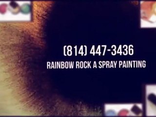 Rainbow Rock A Spray Painting - %28814%29 447-3436