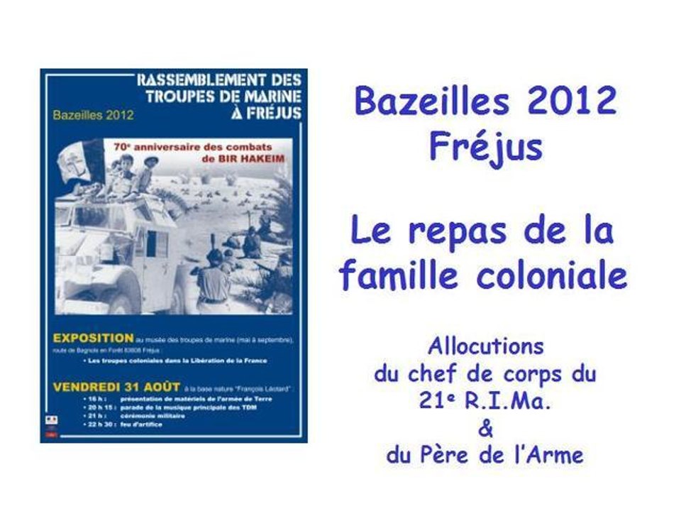 Bazeilles 2012 - Repas de la famille coloniale