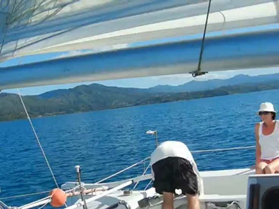 Sortie en mer avec Colette et Sylvain sur le bateau d'Alain.