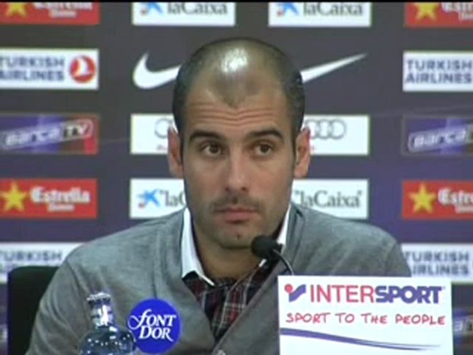 Guardiola: "No tengo ninguna sensación extraña por el liderato del Real Madrid"