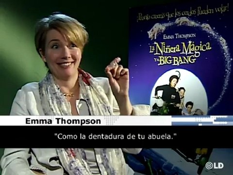 Emma Thompson habla sobre La niñera mágica y el Big Bang