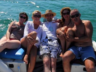 Sortie en mer du petit Rémy a Santa Manza