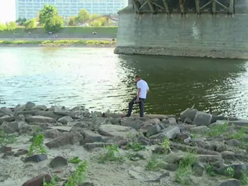 Ausgedorrte Weichsel legt historische Schätze frei