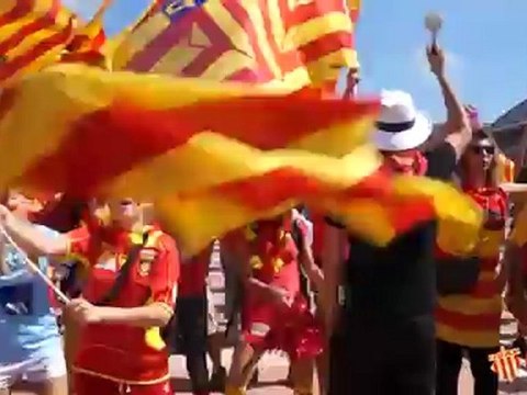 Les à côtés USAP TOULOUSE à Barcelone