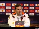 Emery y Juan Mata hablan del Atlético - Valencia de la Europa League