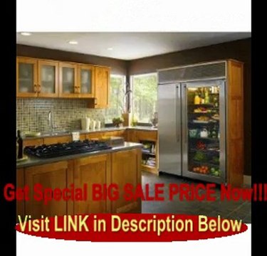 60 Built-In Side-by-Side Refrigerator with Stainless Steel Interior Automatic Ice Maker and Automatic Defrost: Glass Door w/ Panel Ready Frame and FOR SALE