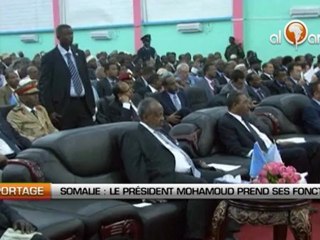 Somalie : le président Cheikh Mohamoud prend ses fonctions.