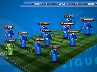 L'équipe type de la 5e journée de Ligue 1 !