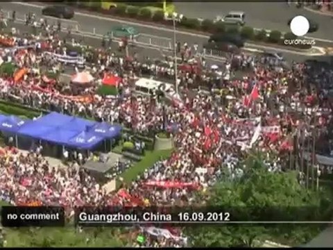 Anti-Japan protests turn violent in China - no comment
