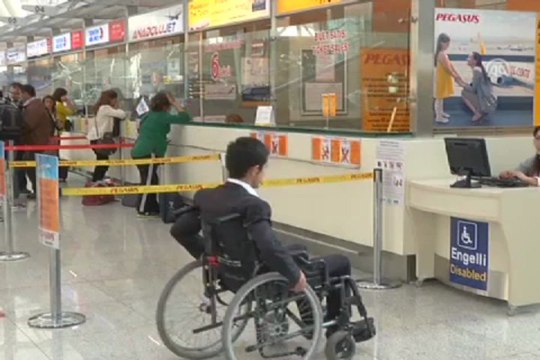 Engellilere 'özgür uçuş' konforu