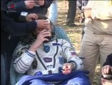 Astronautas voltam à Terra