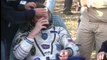 Astronautas voltam à Terra