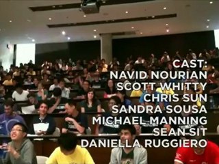 Flash mob pendant un examen d'ingenieurs