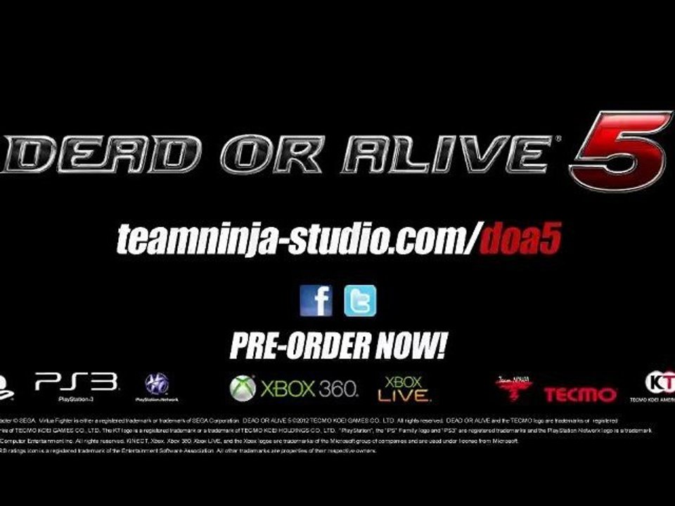 Dead or Alive 5 - Gen Fu vs Pai Developer Fight #2 [HD]