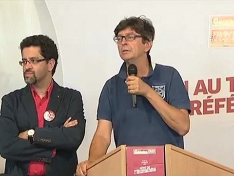 Fête de l'Huma 2012 - L'eau et les multinationales : Jean-Luc Touly