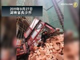 武漢でエレベーター落下 19人死亡