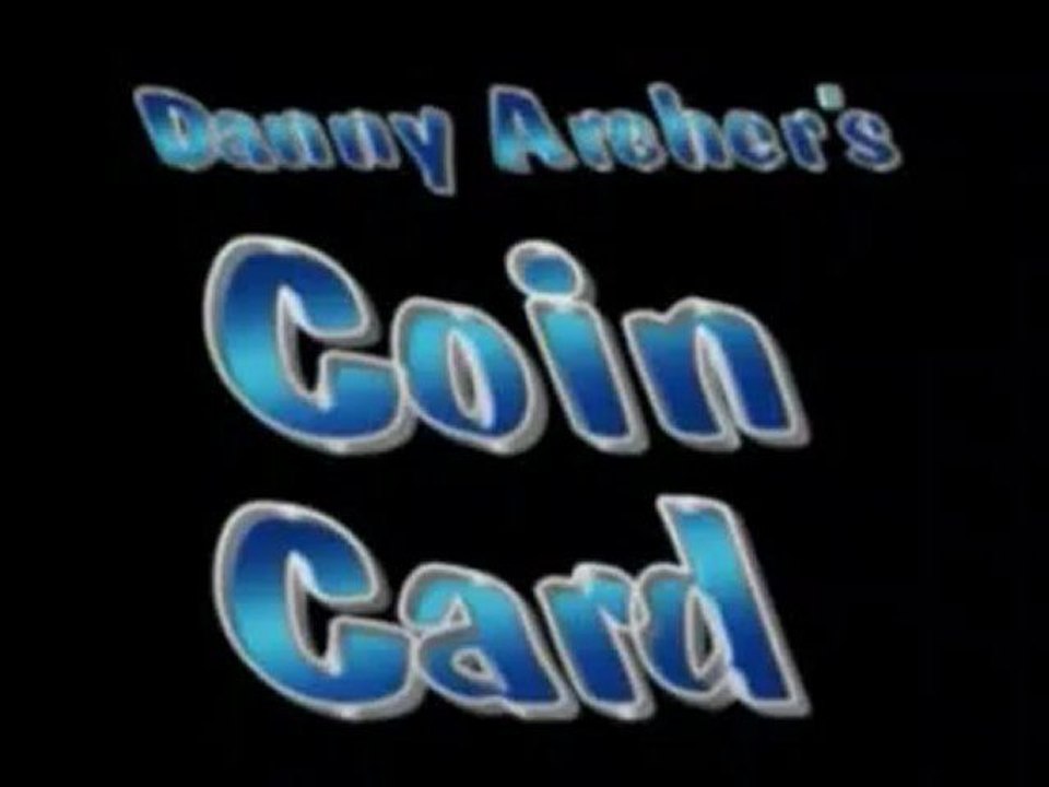 COIN CARD by Danny Archer (blue) - Magic Trick