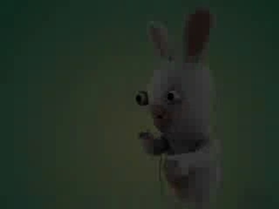 Bunnies play Wii