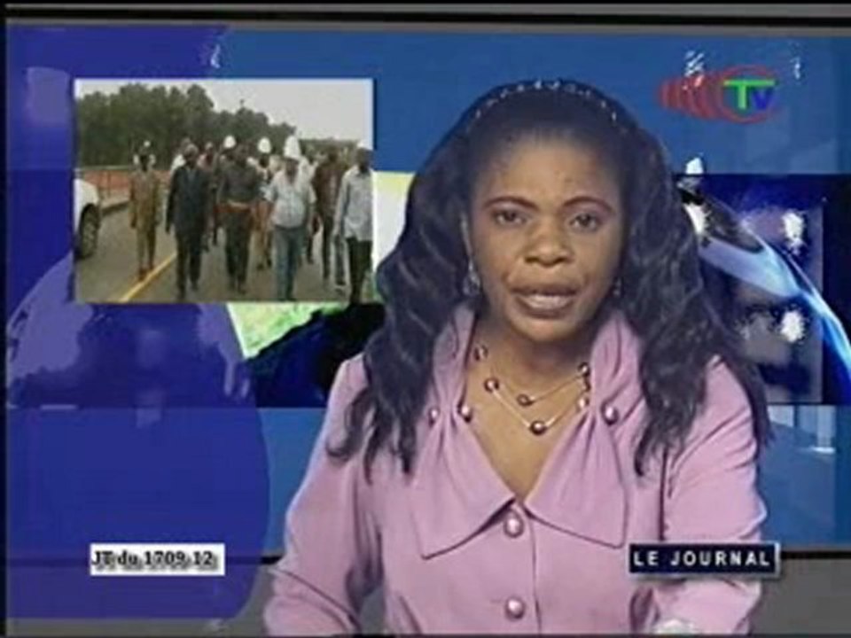 Visite des travaux de réhabilitation du pont sur le Kouilou