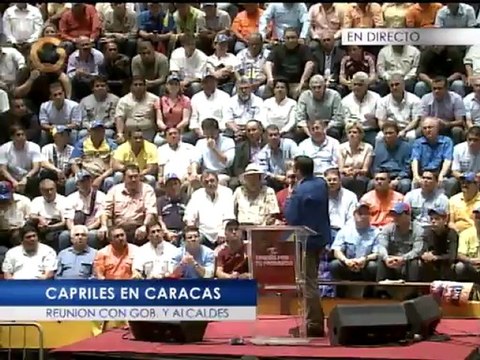 Así fue el último encuentro del candidato Capriles con Hugo Chávez