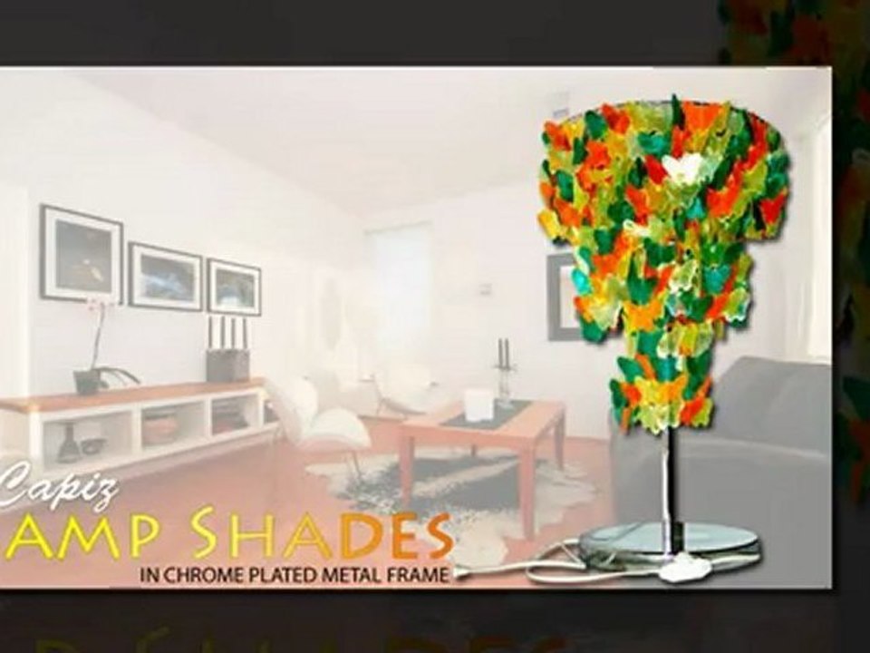 Capiz Shells Table Lamp Shade made in Philippines