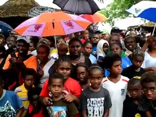 William and Kate in Solomons as topless row rages