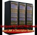 BEST PRICE Glass Door Freezers in Black Exterior & Interior, Hinged, Bottom Mount, Size:  82.5 X 35.88 X 78