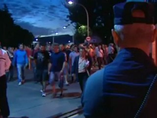 La huelga de transportes atasca Madrid y Barcelona