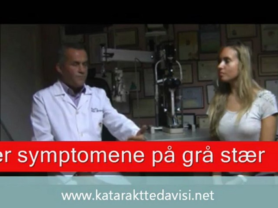 hva er symptomene på grå stær