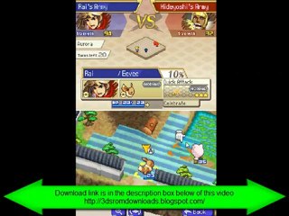 Pokemon Conquest US DS ROM Game Download Version