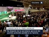 Chaves se despide del PSOE-A: 