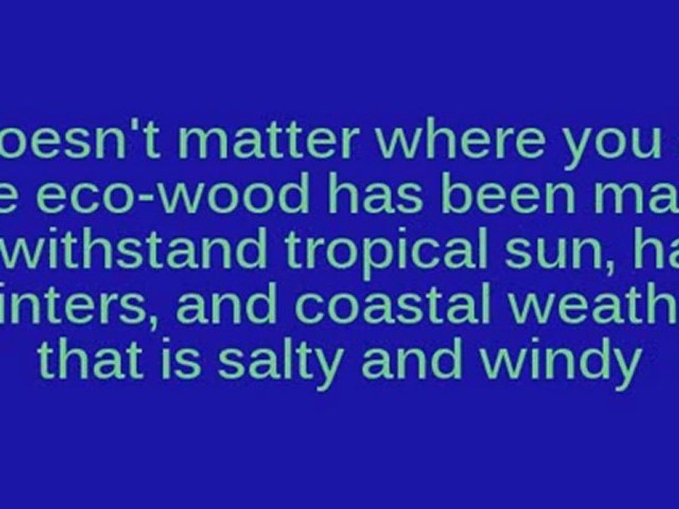 The Ultimate Green Lumber Comes from Recycled Plastic|Recycled Plastic Makes The Ultimate Green