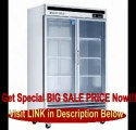 BEST PRICE MAXX Cold MCR49GD 49-Cubic Foot Double Glass Door Commercial Refrigerator