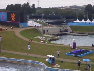 JO Londres - Stade échauffement