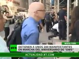 (Vídeo) Más de 200 detenidos en las protestas de OWS en Nueva York - RT