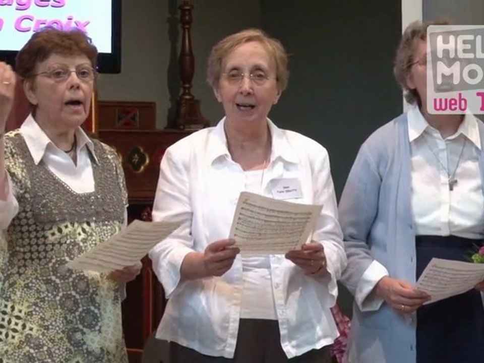 HELMo Sainte-Croix : cérémonie de départ des Filles de la Croix