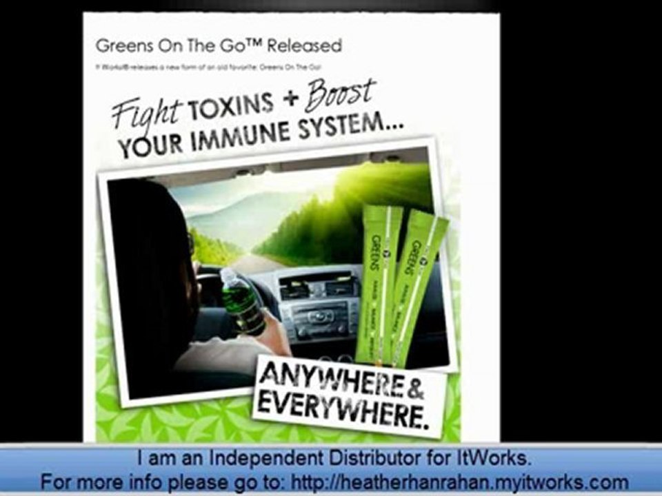 Make Money From Home With ItWorks - Greens On The Go From It Works Global