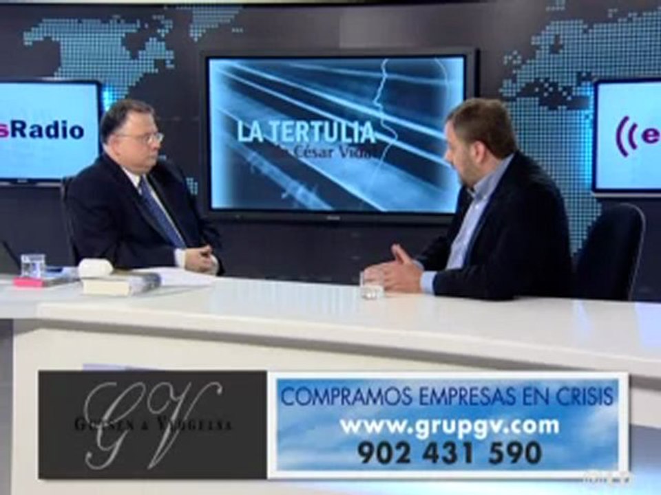 César Vidal entrevista a Gustavo de Arístegui, Portavoz de exteriores del PP - 03/06/10