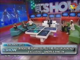 Andrea Rincón contó por qué lloró en ShowMatch  Antes de bailar mi novio me agredió