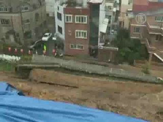 Тайфун «Санба» прошел по Южной Корее и достиг РФ