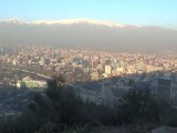 CHILI: Santiago du Chili: La cordilière des Andes...