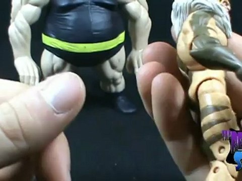 Toy Spot - X-men Origins Wolverine Comic Series Blob and Sabretooth two pack