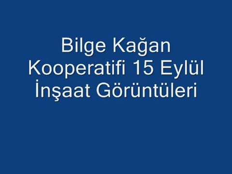 Talas Bilge Kağan Kooperatifi İnşaat Görüntüleri
